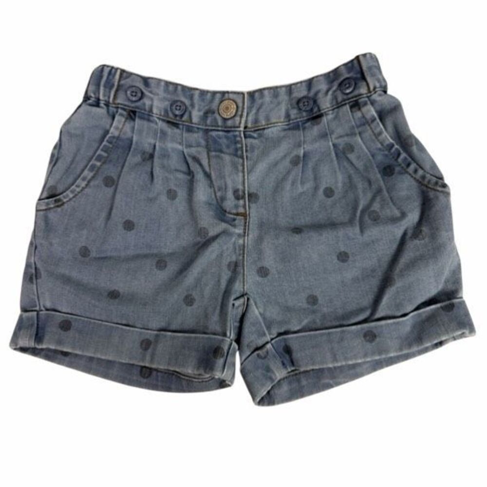 Mini Boden Polka Dot Shorts no suspenders 7Y